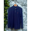 Holderness & Bourne LS Polo Men’s M Navy Tailored Fit Watchung Valley Golf Club