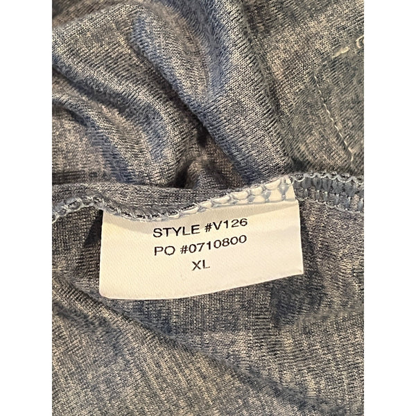 Vuori Strato Tech Tee Men's XL Blue Dusk Heather Performance Stretch Shirt NWOT