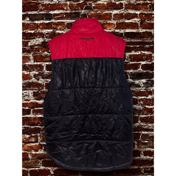 Chicago Bulls Mitchell & Ness Hardwood Classics Winning Team Vest Black Sz L