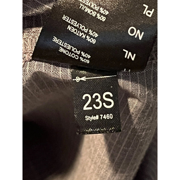 Kuhl Karib Stripe Shirt Men's XL Gray Short Sleeve Performance Button Up 7460