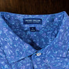 Peter Millar Crown Crafted Summer Comfort All Over Print Poker Night Polo XL NWT