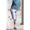 Lululemon Essential Rhythm Crop Leggings Sz 4 Diffusion Black White Luxtreme EUC