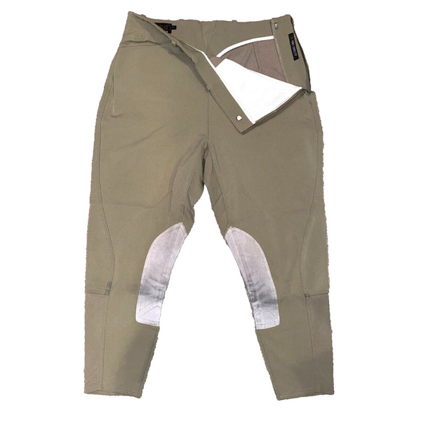 Ariat Pro Series Women’s Riding Breeches 36R 36x26 Beige Side Zip Equestrian