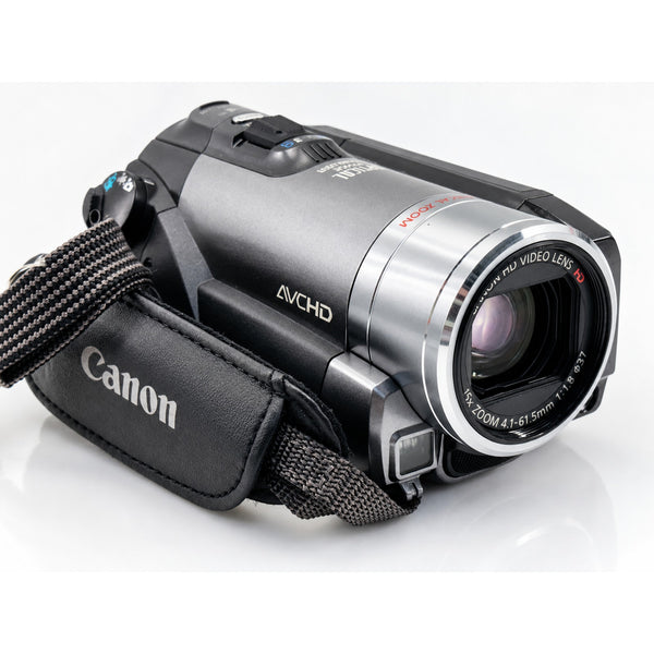 Canon VIXIA HF200 HD Camcorder 15x Optical Zoom 16GB SD Card No Charger Tested