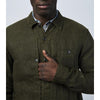 Sage de Cret Linen Wool Winter Overshirt Military Green M Japan NF-1807 Rare