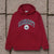 Carhartt WIP Berkeley Hoodie Arrow Red Sweatshirt Mens L Loose Fit EUC