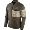 New York Giants Nike Salute to Service 1/2 Zip Pullover Men's M NWT NFL Olive