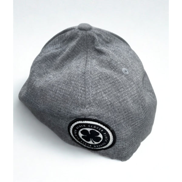 Black Clover Hat Cap Size L/XL Flex Fitted Gray Live Lucky EUC