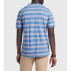 Faherty Brand Surfrider Stripe Tee Men’s Large Blue Pink Striped Pocket NWOT