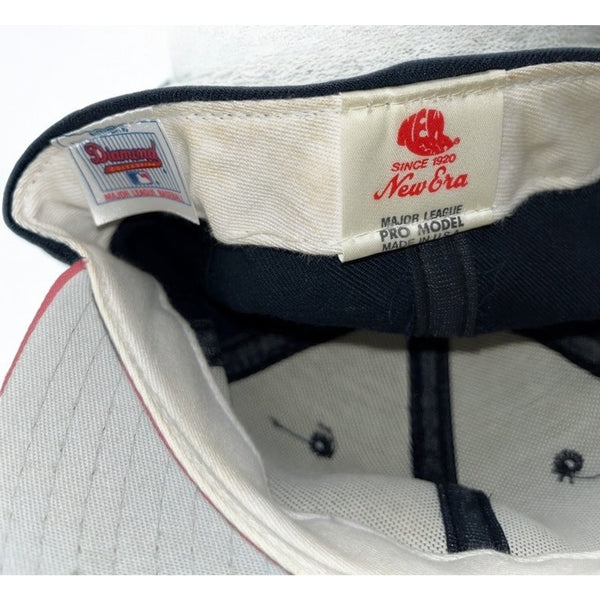 Cleveland Indians New Era Diamond Collection Pro Model Hat 6 3/4 USA Vintage