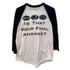 Who Wants To Be A Millionaire Game Show T Shirt Large 3/4 Sleeve Vintage