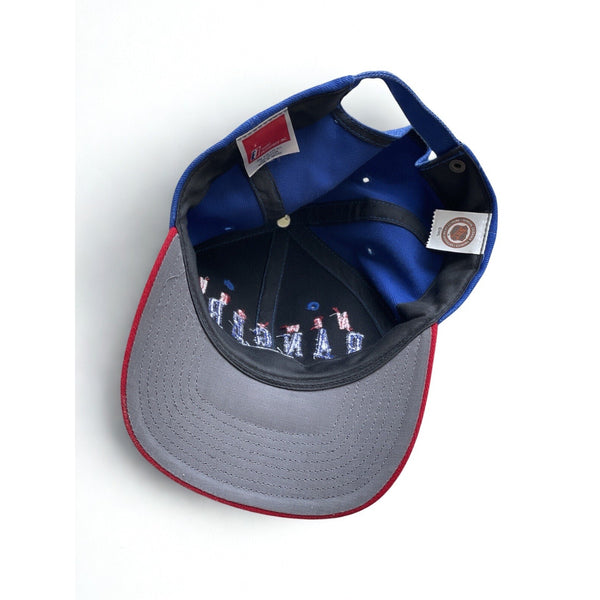 New York Rangers NHL Twins Enterprise Hat Vintage 90s Strapback Blue Red Dad Hat