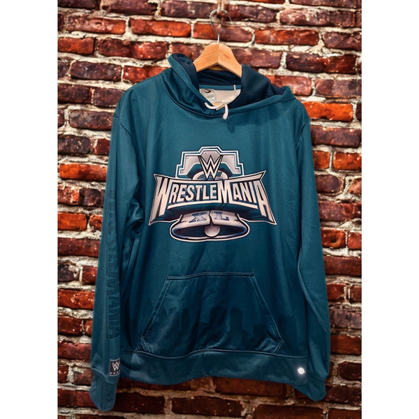 WWE WrestleMania XL 2024 Pro Sphere Hoodie Mens L Philadelphia Green NWOT