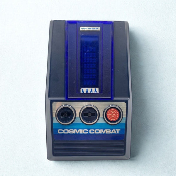 Cosmic Combat Handheld Game Vintage 1980s Tomy Tested & Working