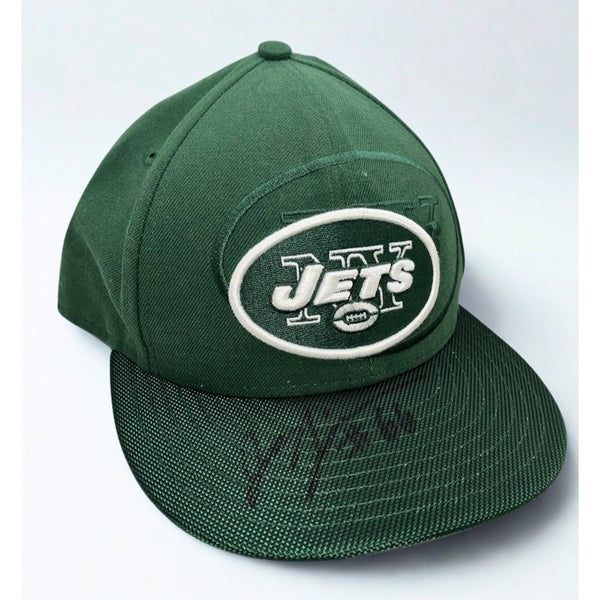 New York Jets Joe Tippmann Signed 59FIFTY Fitted Hat 7 3/4 Stadium Shadow Green