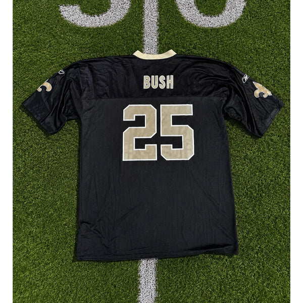 New Orleans Saints Reggie Bush #25 Reebok NFL Jersey Men's 2XL Vintage Rare