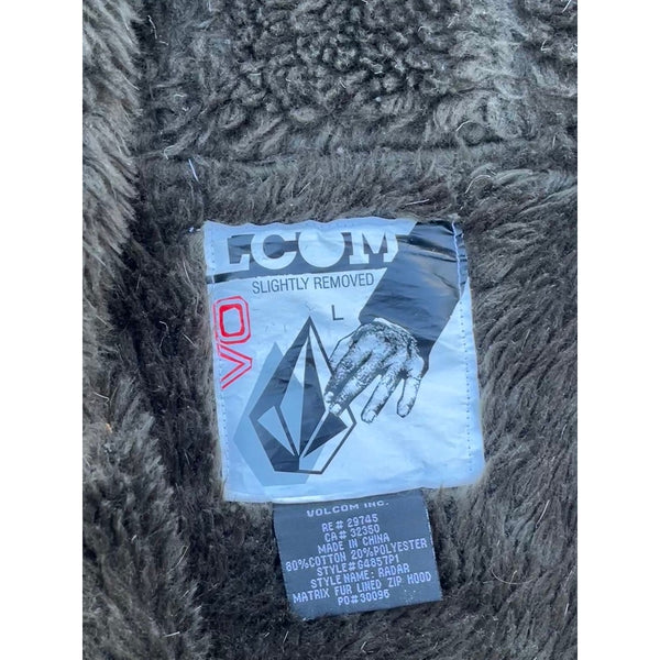 Volcom Ryan Sheckler Jessie Pinkman Y2K Sherpa Full Zip Hoodie Rare Sz L