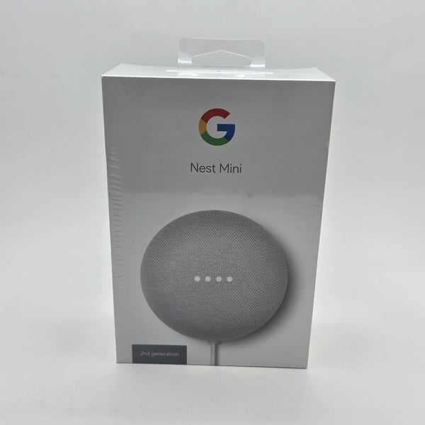 Google Nest Mini 2nd Gen Smart Speaker Google Assistant Chalk New Sealed