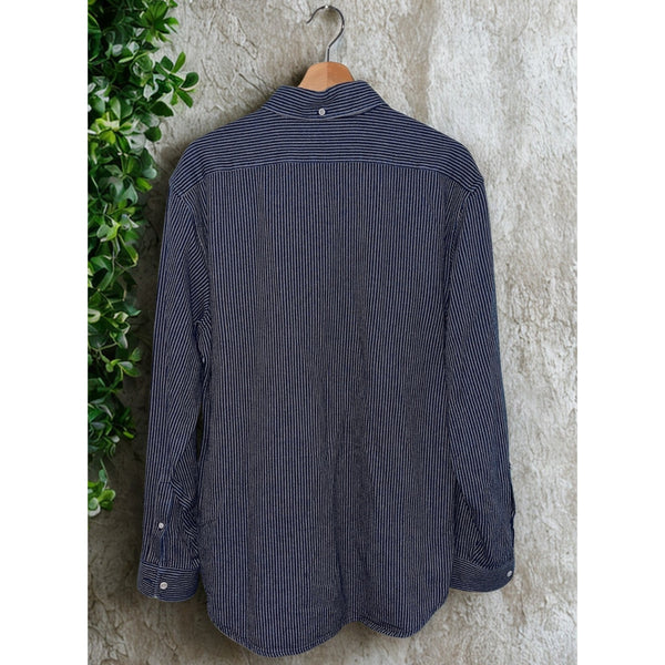 Taylor Stitch The Jack Roped Indigo Button Down Shirt Mens 44 XL NWOT MSRP $138
