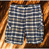 Nautica Jeans Cargo Shorts Men 40 Y2K Baggy Plaid Hip Hop Streetwear 12”