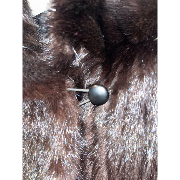 Ranch Mink Fur Coat Severyn Furs Short Jacket Womens Sz 10 PRISTINE Stored VTG