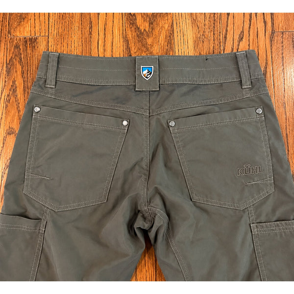 Kuhl Radikl Hiking Pants Men's 31x32 Olive Green Stretch Outdoor Tactical UPF 50