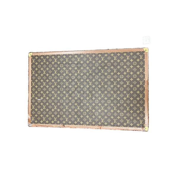 Louis Vuitton Rare Monogram "Ideal" Trunk Antique Steamer Travel Luggage