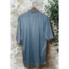 Collars & Co XL Blue Gingham Performance Polo Dress Collar Golf Shirt EUC