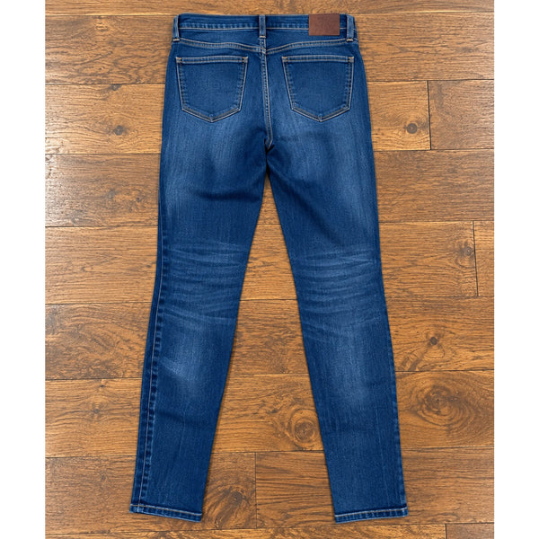 Johnny Was Skinny Jeans Womens 26 Blue Mid Rise Stretch Floral Skinny 29x28.5