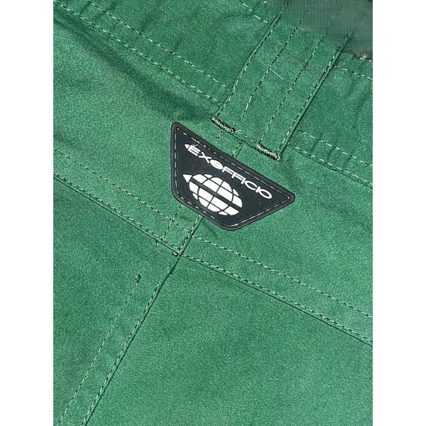 ExOfficio Amphibious Travel Cargo Shorts Mens 42 Green Quick Dry Hiking Swim