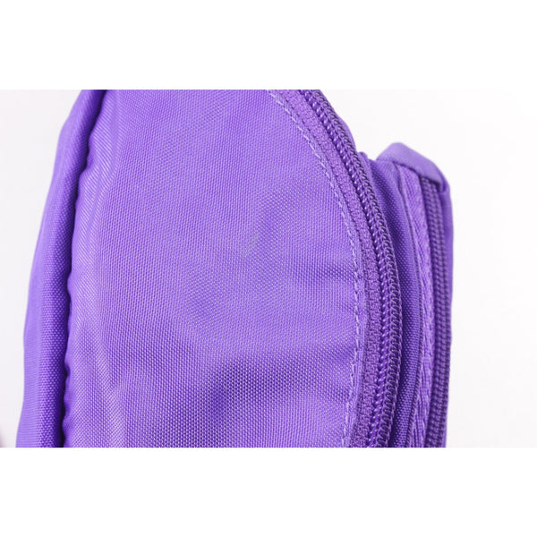 Reebok Big Logo Purple Fanny Pack Vintage 90s Hip Waist Bag Streetwear