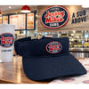 Jersey Mike's Navy Adjustable Visor Hat One Size Unisex Employee Uniform NWOT