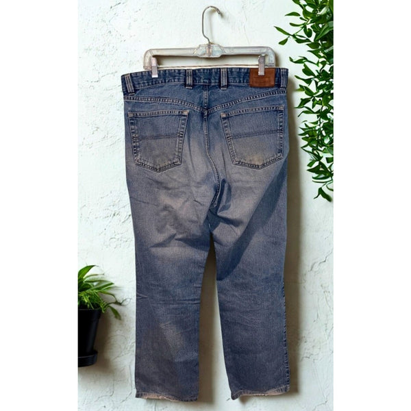 Ermenegildo Zegna Men’s Straight Fit Blue Jeans 36x29 Made in Italy Cotton Denim