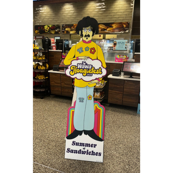 WAWA Hoagiefest Store Display Hoagieman Beatles John Lennon Standee 2025