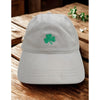 J.Crew Washed Critter Lucky 3 Leaf Clover Hat Khaki Strapback Cotton