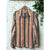 Tecovas Flying T Foundation Weight Pearl Snap Shirt NWT Large Western Stripe