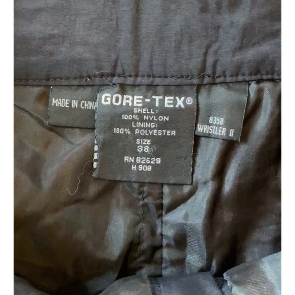 Schoffel Whistler II Gore-Tex Ski Pants Men's 38x32 Black Insulated Snow Bib EUC