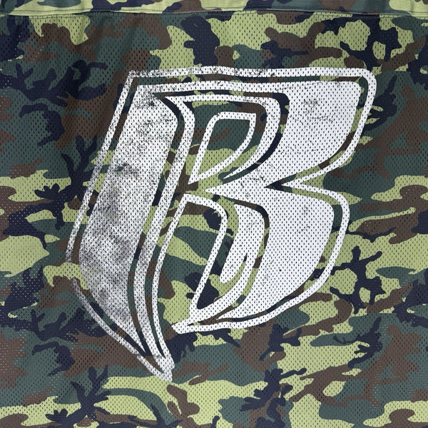 Ruff Ryders Football Jersey Men’s Mesh Camouflage #99 DMX Size XL