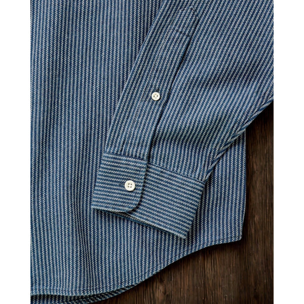 Taylor Stitch The Jack Roped Indigo Button Down Shirt Mens 44 XL NWOT MSRP $138