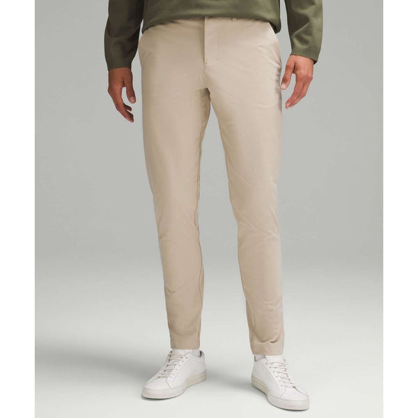 Lululemon Commission Pant Warpstreme Khaki Slim Trousers Men's 33x26 NWOT