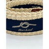 Polo Ralph Lauren Nautical Rope Belt Size 38 Lighthouse Knots D-Ring Vintage