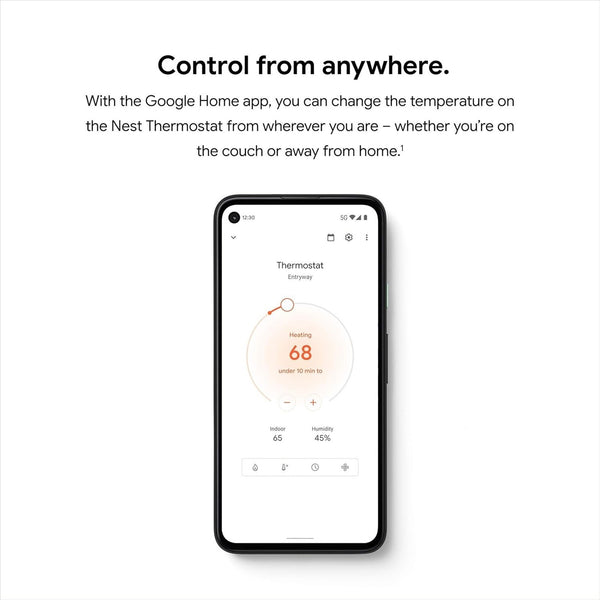 Google Nest GA013 Programmable Wi-Fi Thermostat Snow Sealed In Box