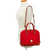 Dooney & Bourke Zip Zip Satchel R343 Red NWT Dustbag Certs Serial# M0660770 VTG