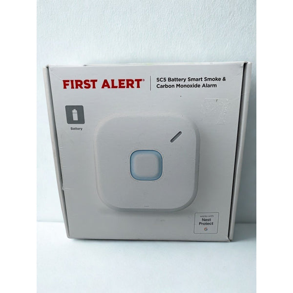 First Alert SC5 Smart Smoke Carbon Monoxide Alarm SMCO600NV New Open Box WiFi