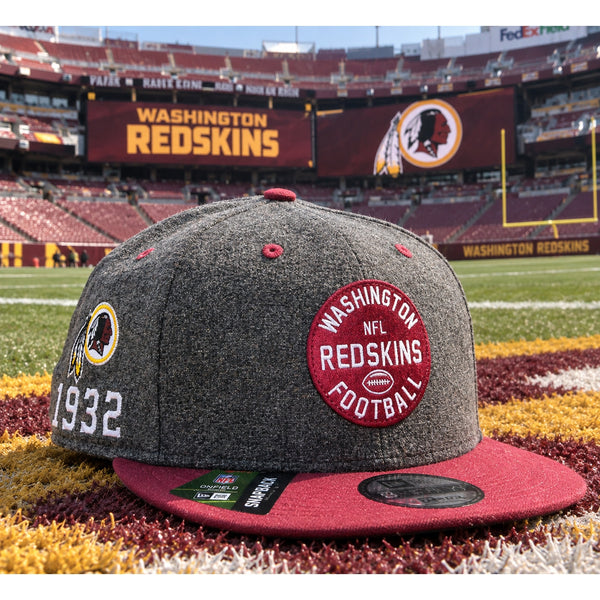 Washington Redskins New Era 9FIFTY NFL 100 Seasons 2019 Sideline Snapback Hat