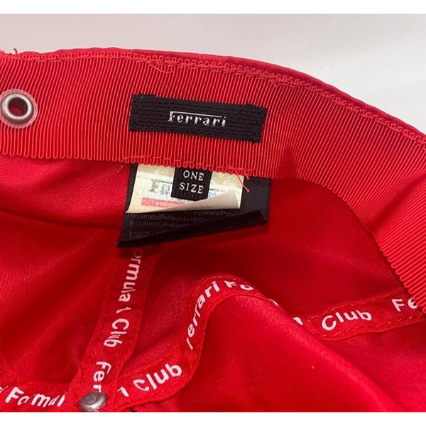 Ferrari Formula 1 Monaco Paddock Club Folding Hat Cap Rare Official One Size F1