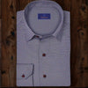 David Donahue Petrol Micro Geometric Sport Shirt Men's M NWT MSRP $165