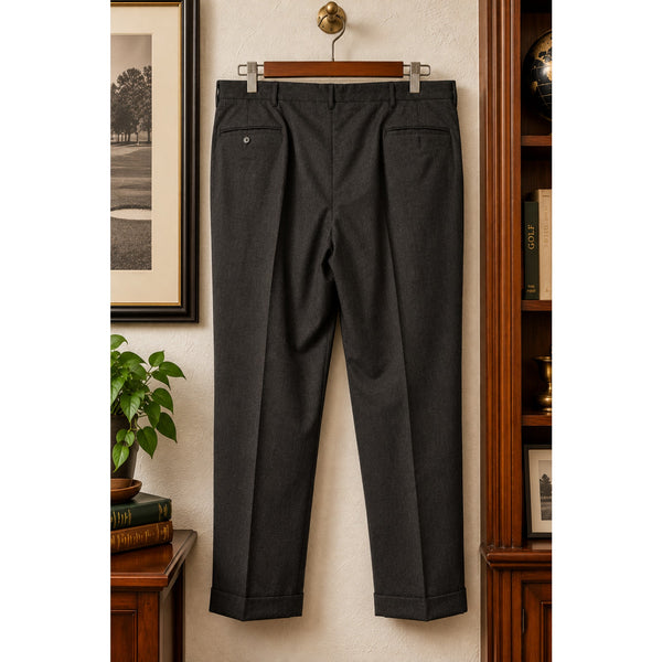 Polo Ralph Lauren Wool Dress Pants Men's 40x30 Italy Pleated Luxury Trousers