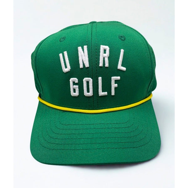 UNRL Golf Vintage Rope Snapback Hat Green Adjustable OSFA NWOT