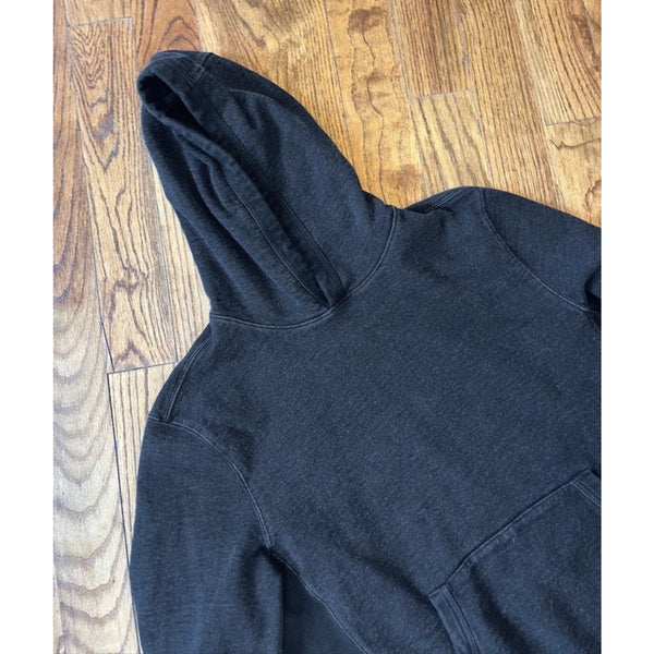 Taylor Stitch Sunset Hoodie Black Indigo Terry Organic Cotton Mens Medium 40
